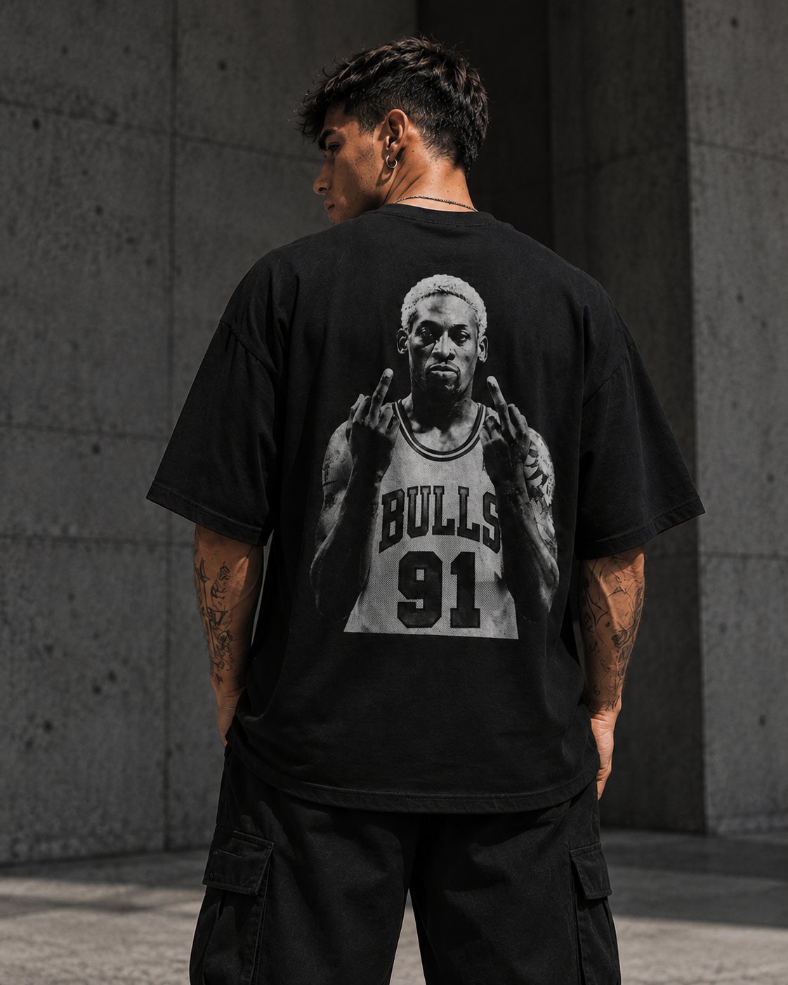 Referencia visual de la remera Dennis 91