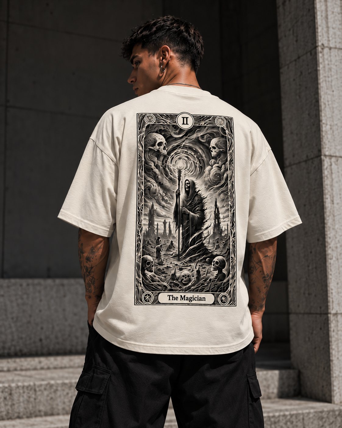 Referencia visual de la remera The Magician